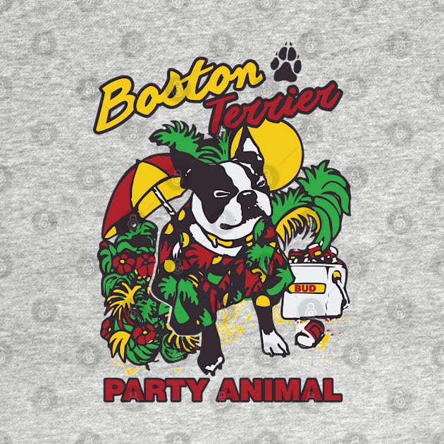 Boston Terrier, The Original Party Animal by PantherPuke